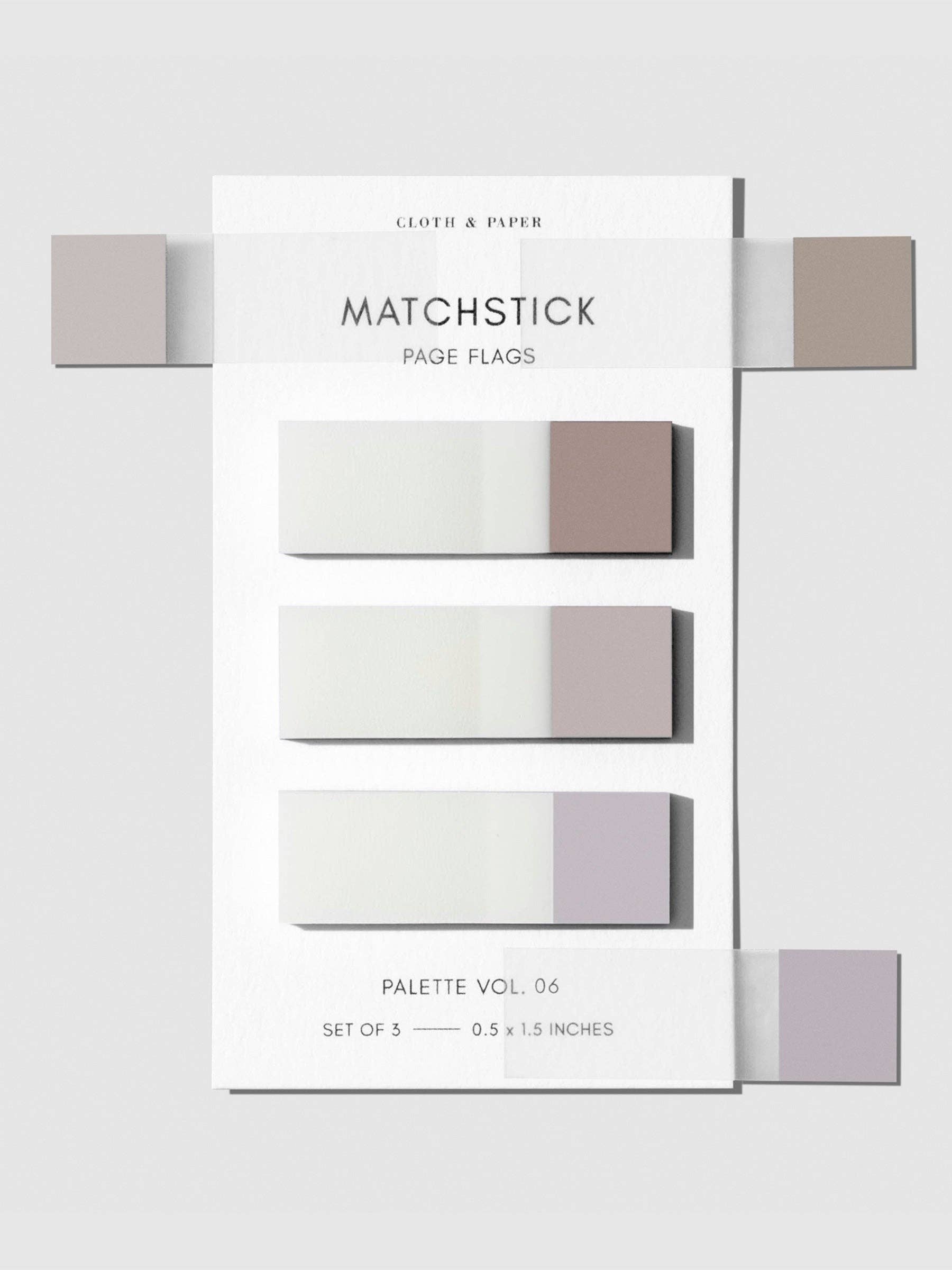 Cloth & Paper – Engroshandel Klistermærke – Matchstick Side Flag Sæt15
