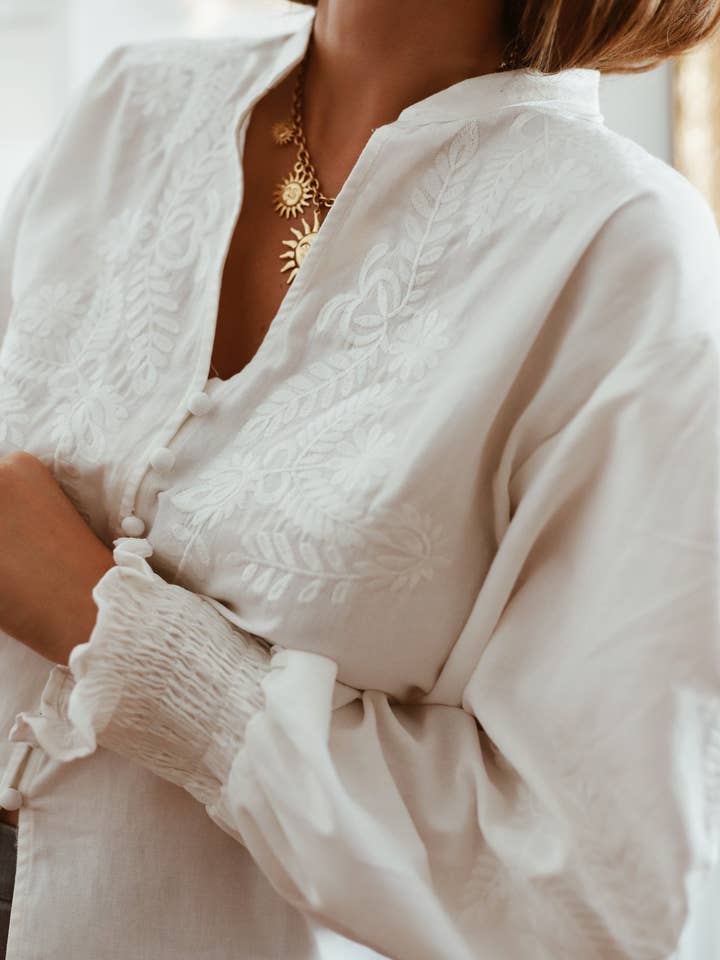 Maison Sajes - Wholesale Button Down Shirt - Women's - Alba blouse
