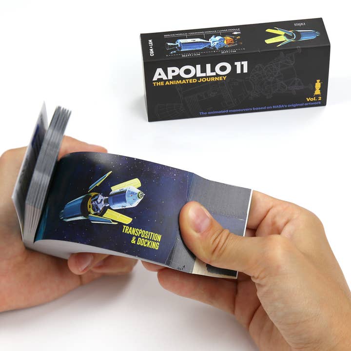 Flipboku - Wholesale Book - Adult - The Apollo 11 Flipbook Edition (2 Volumes)