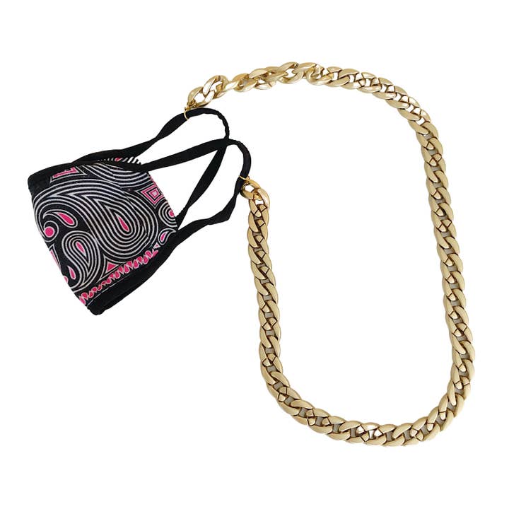 Ansigtsmaske kæde። Guld for engroshandel hos Effie's Paper