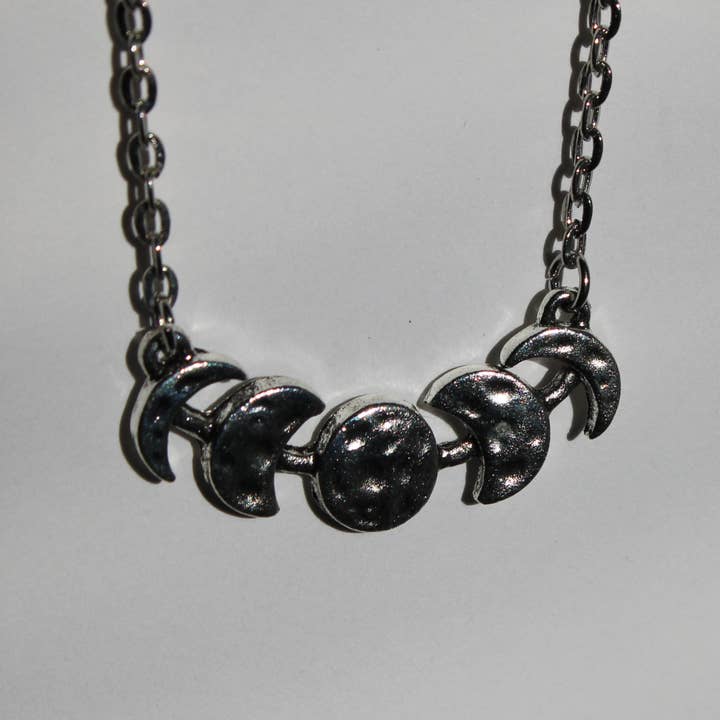 Moon Phase Necklace for wholesale by Midnight Ruin