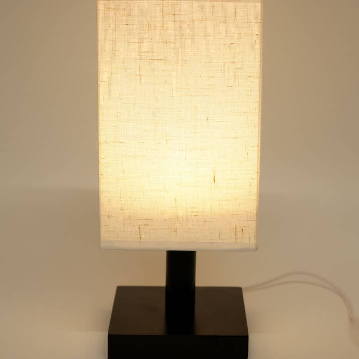 LED Lamp with Square Fabric Shade—Black—Retail Packaging and other Purchase Wholesale corner desk. Free Returns & Net 60 Terms on Faire trending on Faire.