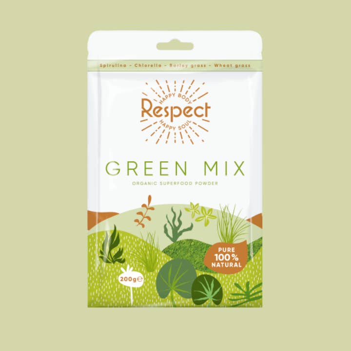 Respect - Wholesale Protein/Superfood Powder - Green mix