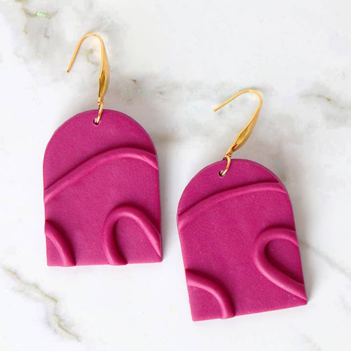Pendientes Arch Clay para venta al por mayor de ShopConsciously
