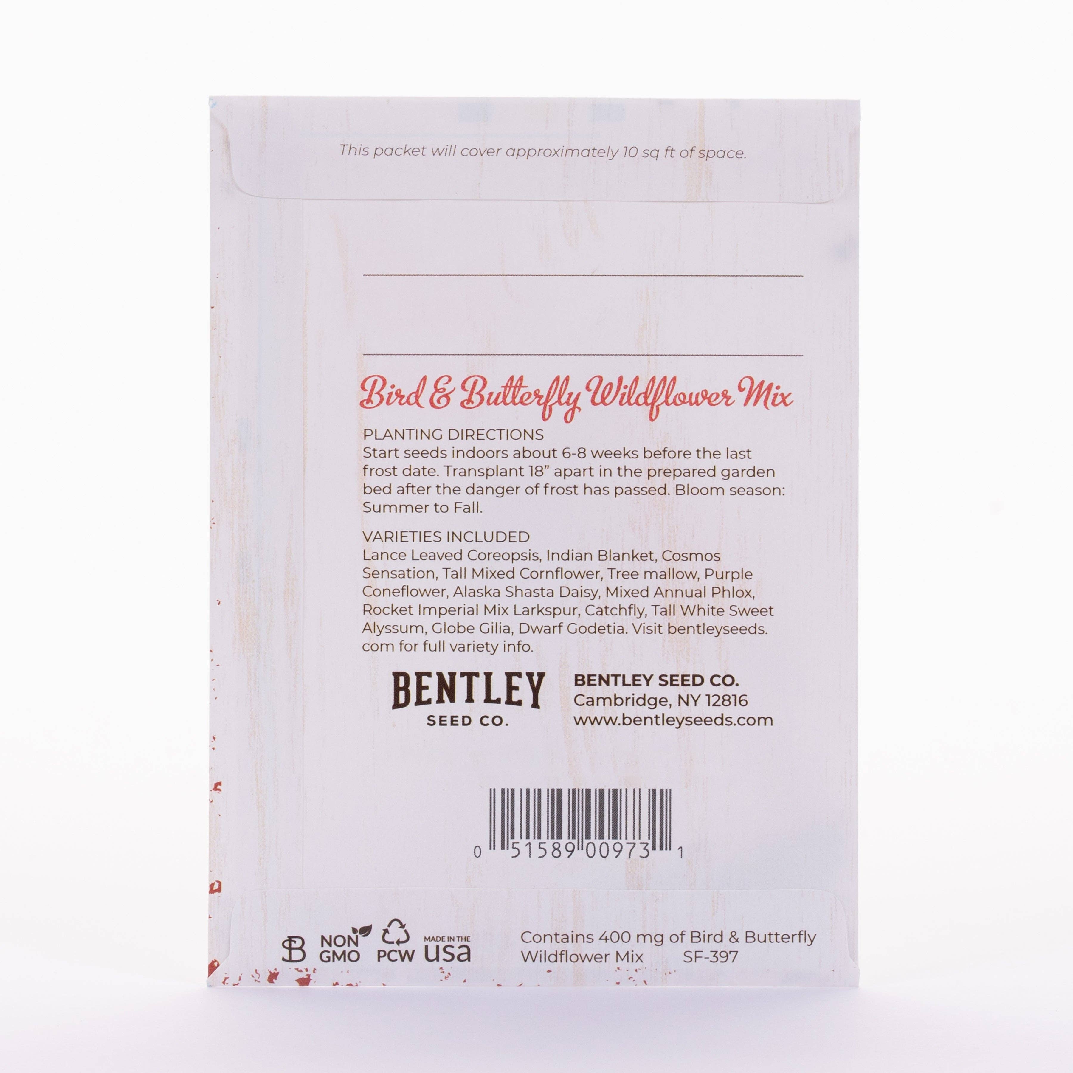 Bentley Seed Co. - Wholesale Plant Seeds - I Am With You Always - Bird & Butterfly Wildflower Mix Seed Packets1