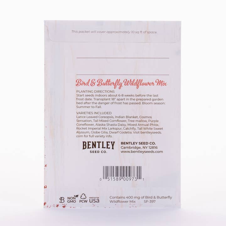 Bentley Seed Co. - Wholesale Plant Seeds - I Am With You Always - Bird & Butterfly Wildflower Mix Seed Packets1
