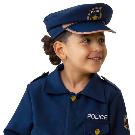Polizeikostüm - Mit Mütze - 98–110 cm / 3–5 Jahre für den Großhandel von Folat BV