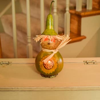 Hand Crafted Pear Gourd Faire Com