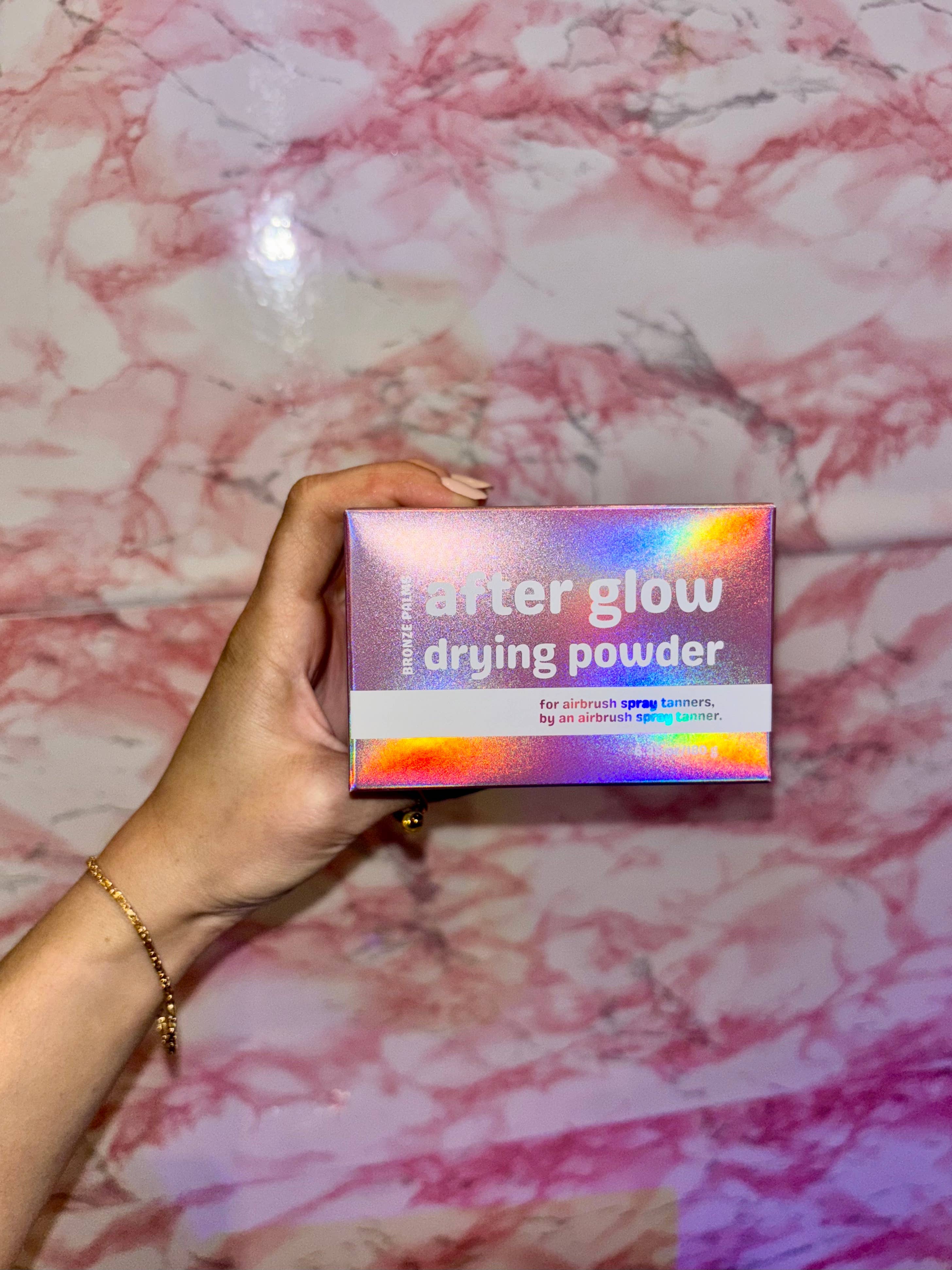 Bronze Palms Beauty – Autobronzeador por atacado – Pó Secante Leve com Brilho para Bronzeamento a Jato Acabamento Limpo9