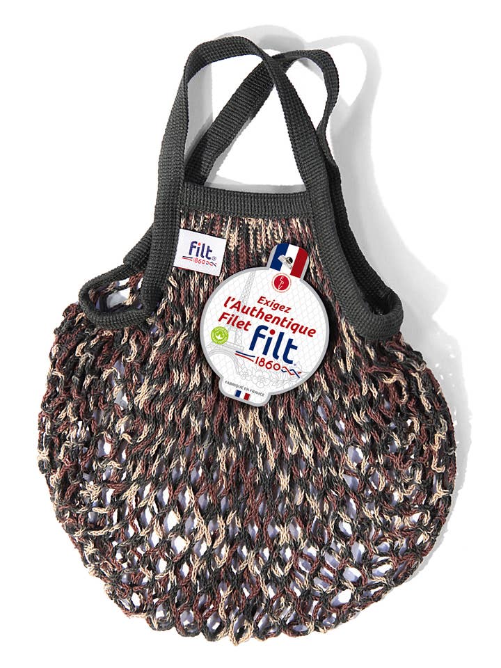 Net shopping bag Camouflage mini size for wholesale by Filt1860