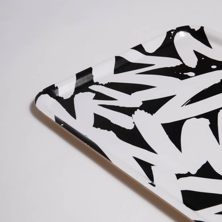 Irregular Sleep Pattern – wholesale Serving tray – Breakfast Tray in Mono 48 x 37cm3