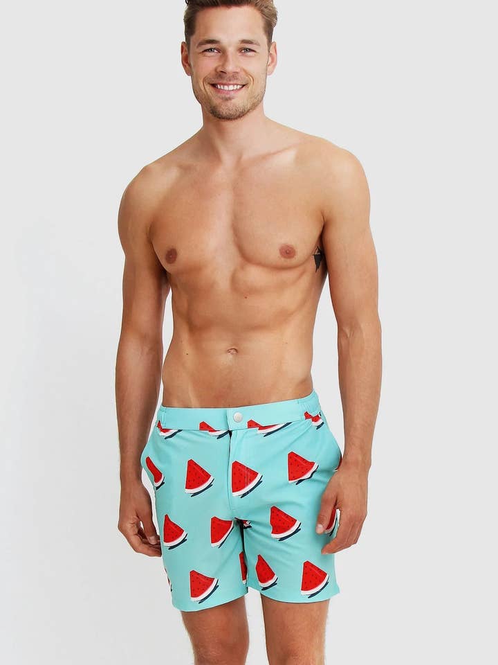 Mosmann - Wholesale Swim Shorts - Men's - Mens Swim Shorts - Melon Brando3