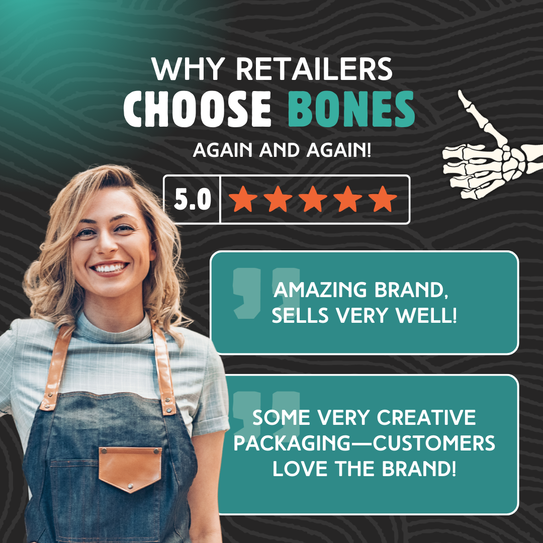 Bones Coffee Company - Wholesale Ground Coffee - Better Brain Mushroom Coffee | Medium Roast | 10oz3