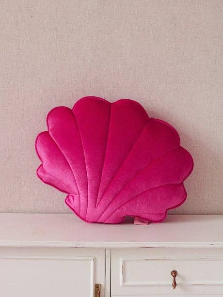 “Fucsia Pearl” Velvet Shell Pillow for wholesale by Moi Mili