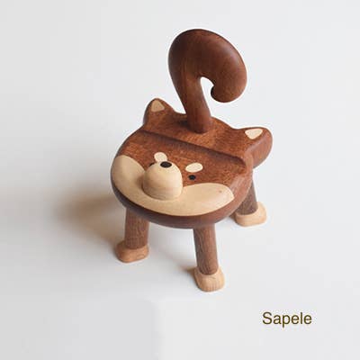 Senser Woodcraft - Wholesale Phone/tablet stand - Shiba Inu Wooden Phone Stand - Cute Desk Accessory Holder7