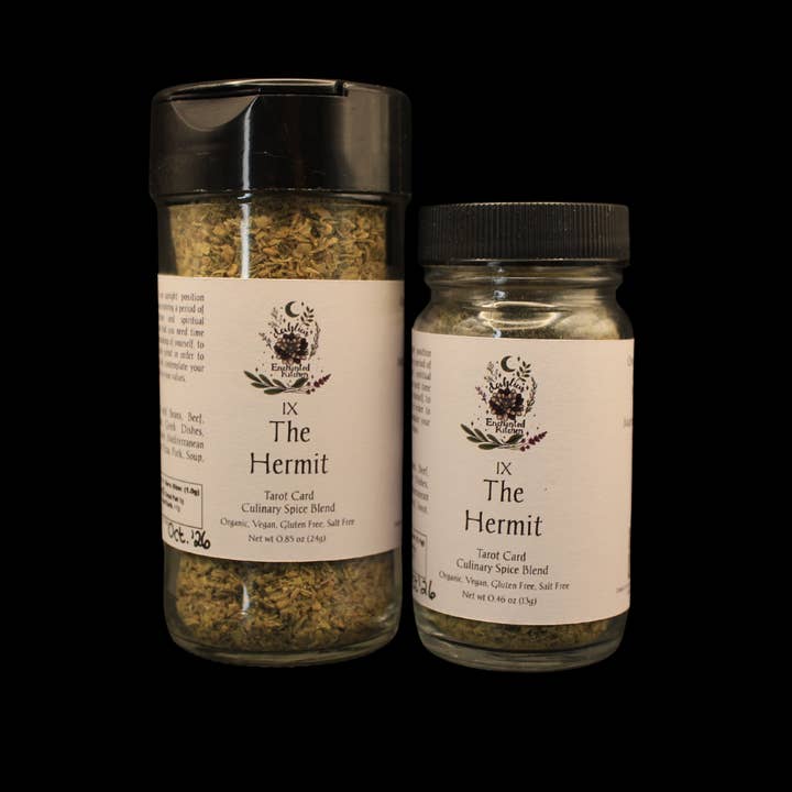 Dahlia's Enchanted Kitchen - Wholesale Dried Spice Mix - The Hermit - Tarot Card Culinary Spice Blend2