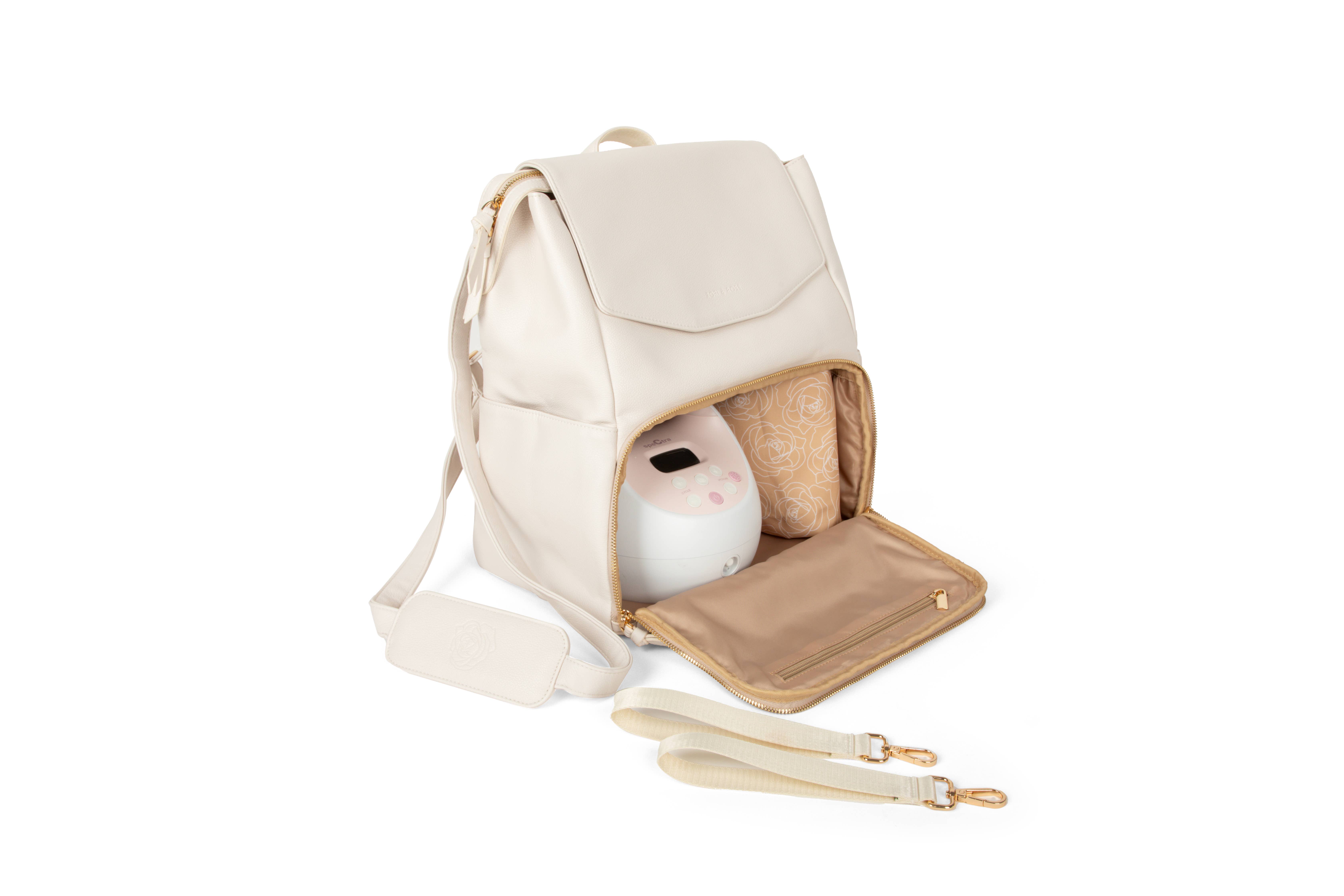 Rori & Rose – bolsa para fraldas - Bebé por atacado – Mochila para Mãe com Alça de Ombro e Cinto para Mala, Bolsa Impermeável Úmida e Seca2