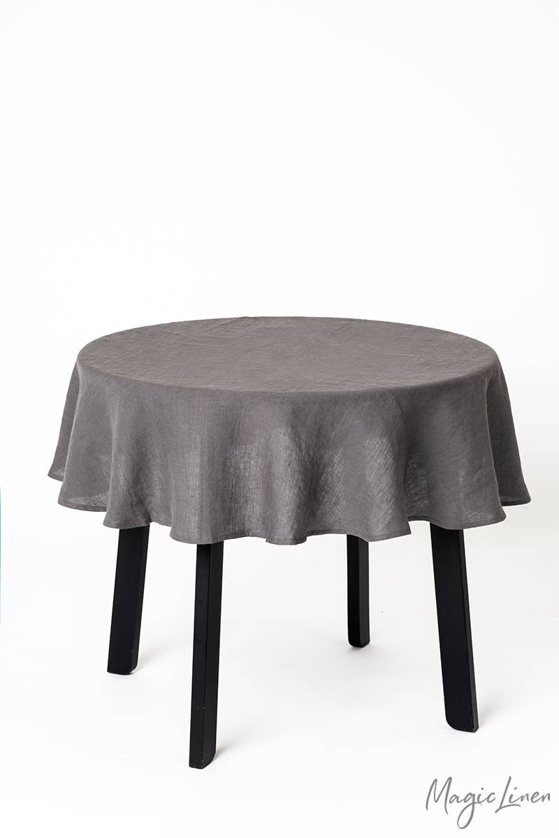 MagicLinen (We handle U.S. import procedures for you) - Wholesale Tafelkleed - Ronde linnen tafellaken3