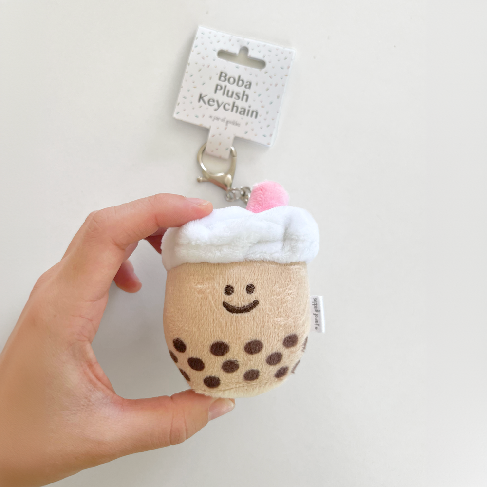 A Jar Of Pickles - Wholesale Keychain - Women's - Mini Boba Milk Tea Bag Charm Plushie Keychain5