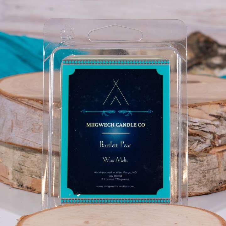 Bartlett Pear Wax Melt for wholesale by Miigwech Candle Co LLC