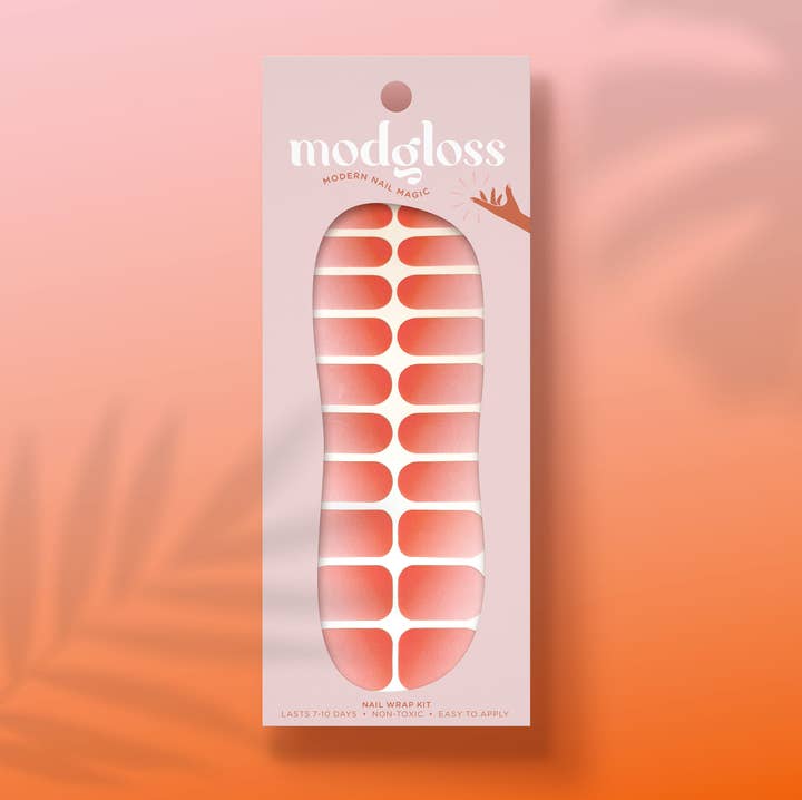 Modgloss - Wholesale Nail Art/Decal - 'Sunset Passion' Ombré Nail Wrap Kit0