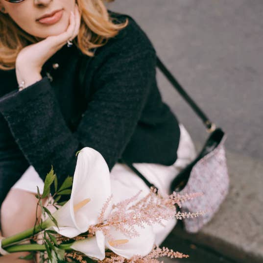 Sac Cabas en Tweed Recyclé – Fait Main pour la vente par Claire Akkan