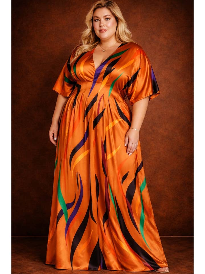 COMBINAISON PLISSÉE GRANDE TAILLE pour la vente par Mulla