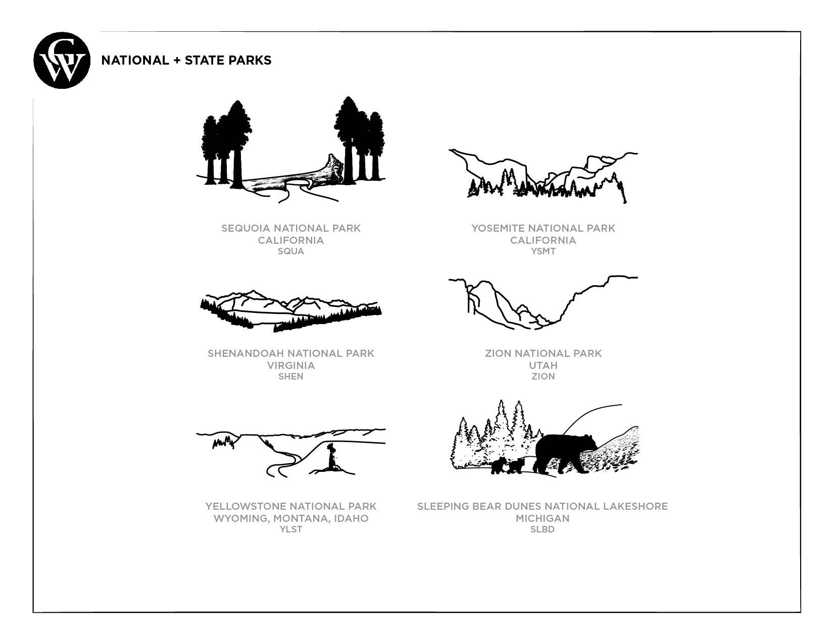 Grainwell - Wholesale Decorative Tabletop Object - National + State Park Hardwood Scapes4