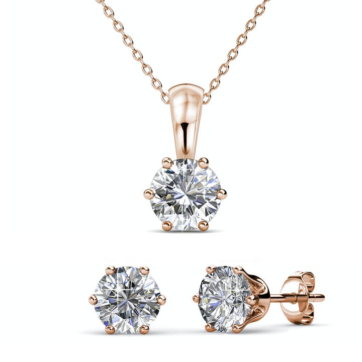 Joyas Piedra de Nacimiento - Oro Rosa y Cristal para venta al por mayor de CARALI / MYC Paris