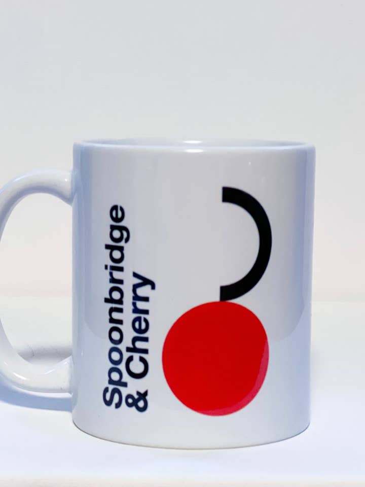 Spoonbridge & Cherry Coffee Mug | Minneapolis Minimalism for wholesale by Little Dipper Art