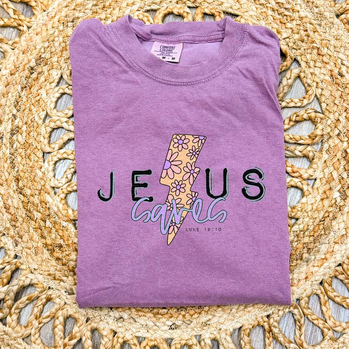 Jesus Saves | DTF-tryck - COOL PEEL | FULLFÄRG för wholesale av PLK Transfers