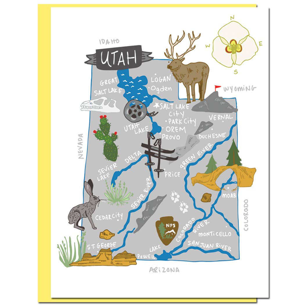 Allport Editions – wholesale Vardagliga hälsningskort – Hej USA Card Series - ALLA 50 STATER HÄR!44