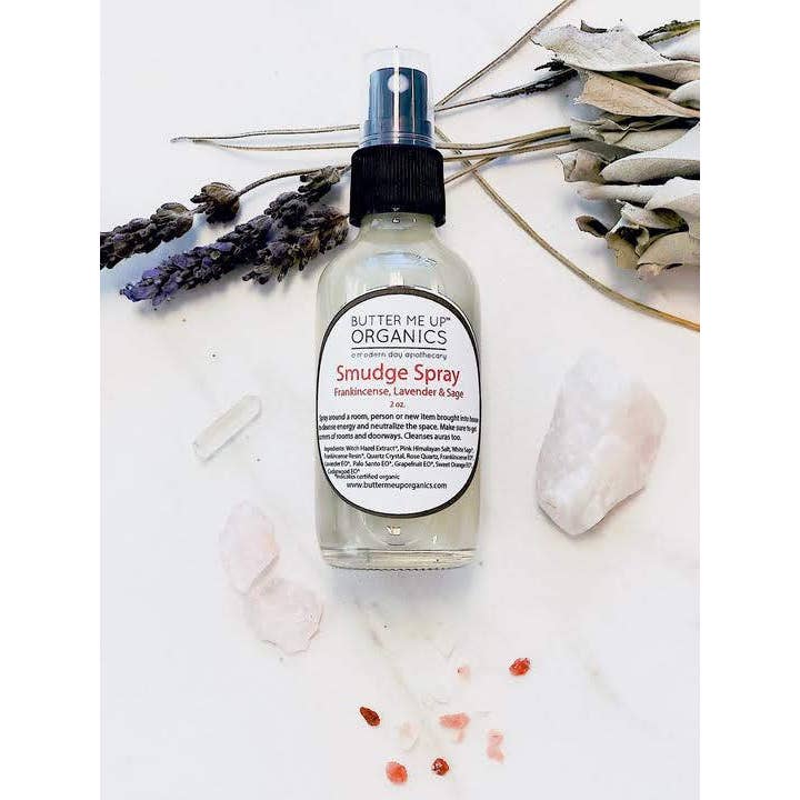 Butter Me Up Organics - Wholesale Smudge Spray - Organic Energy Cleansing Spray / Smudge / Space Clearing