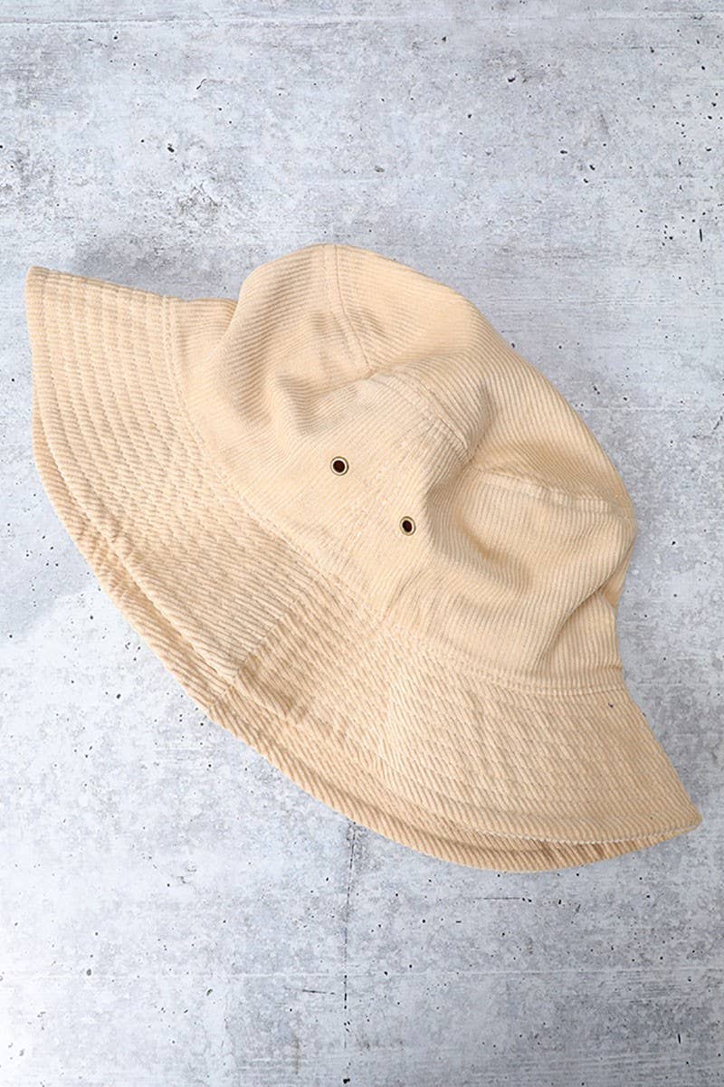 Fashion City - Wholesale Bucket Hat - Women's - Foldable Vintage Corduroy Short Brim Bucket Hat10