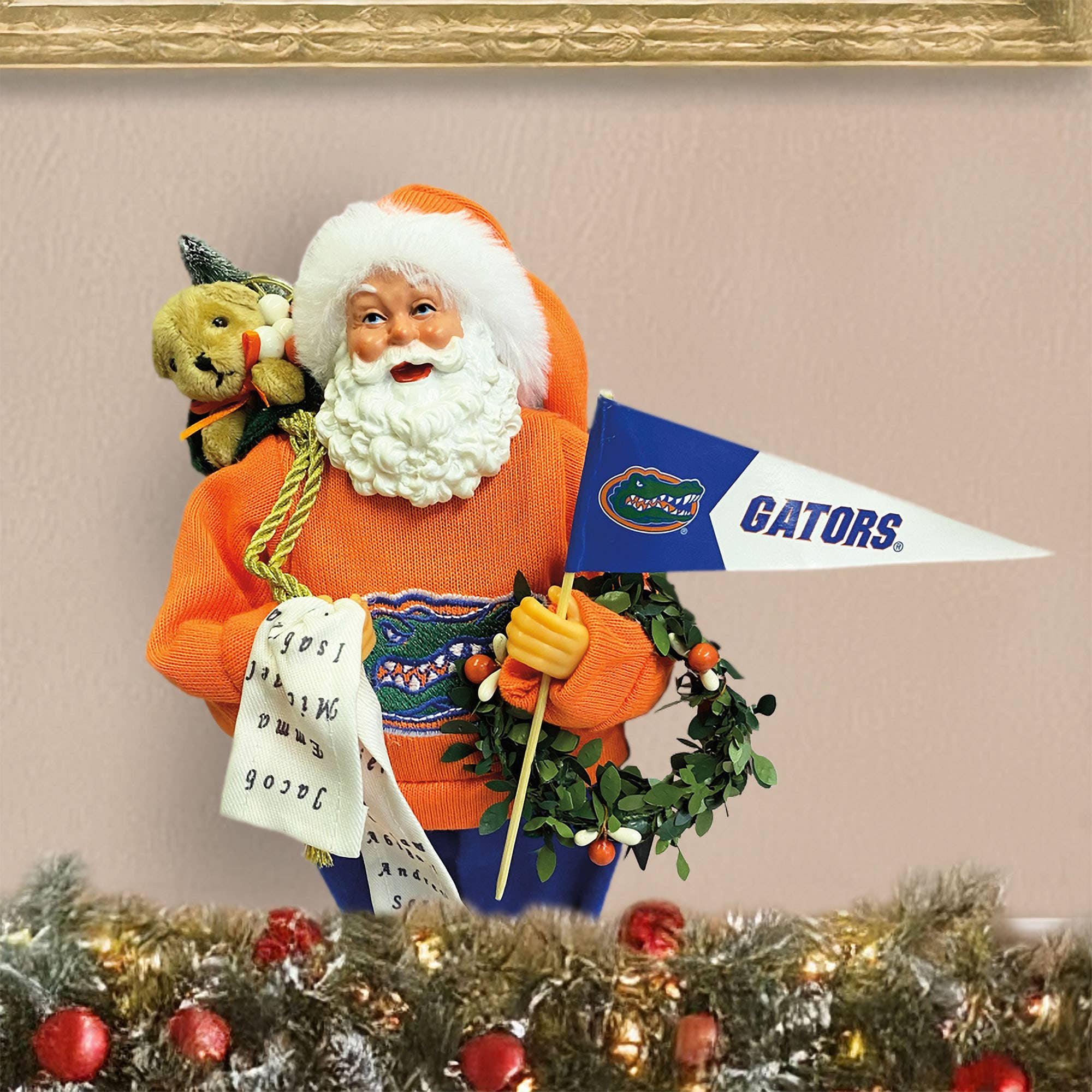 Santa’s Workshop Inc. - Wholesale Christmas Decoration - 12" Florida Proud Santa6