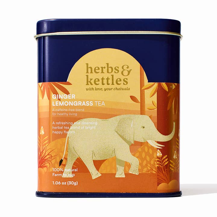 Ginger Lemongrass Tea for wholesale by Herbs & Kettles