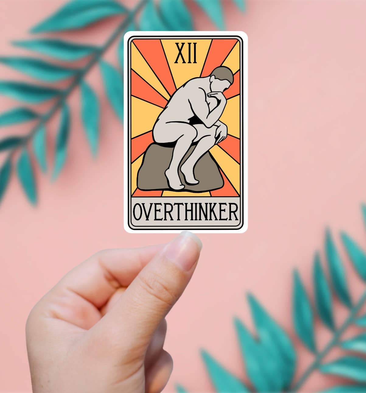 EnchantingSunshine - Wholesale Sticker - The Overthinker Tarot Card Sticker