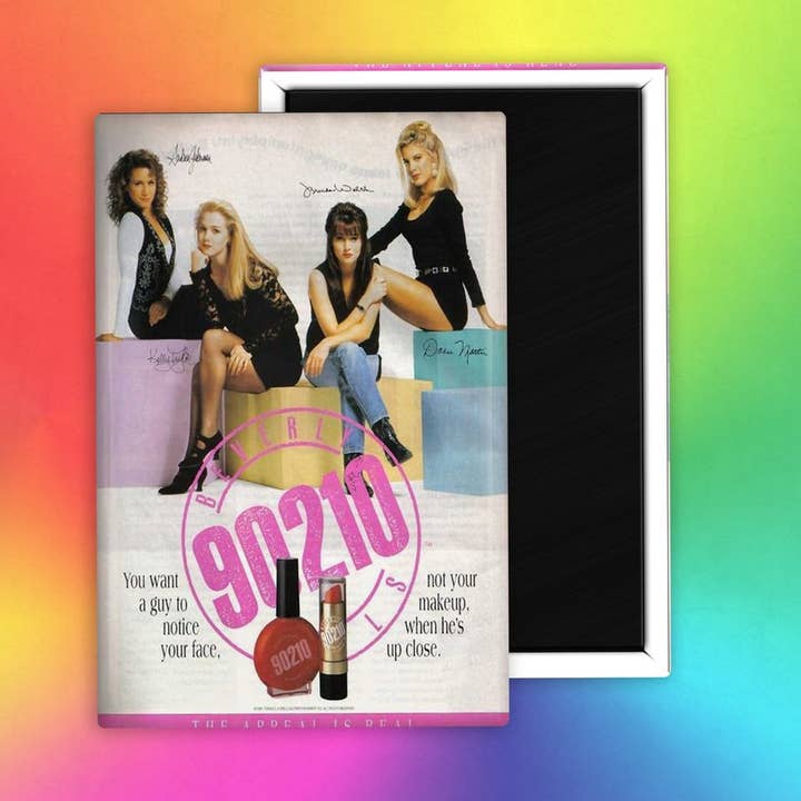 90210 Make Up Ad Fridge Magnet for wholesale by The Foxy Hipster