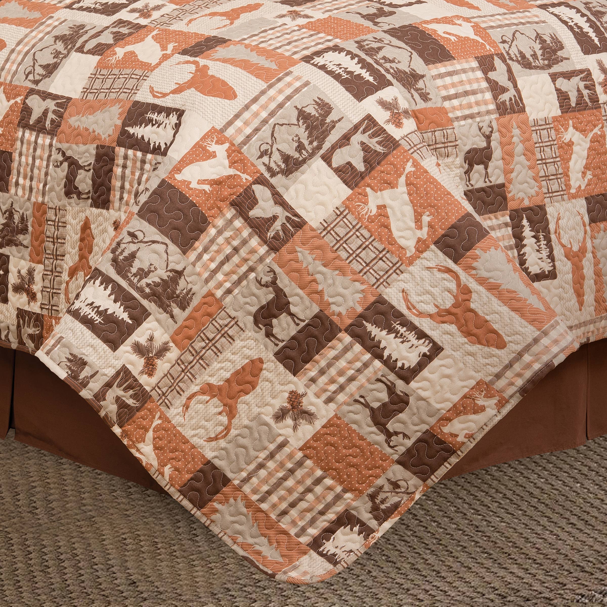 C&F Home - Wholesale Bedding Set - Buck Ridge Trail Rustic Lodge King 3 Piece Quilt Set4