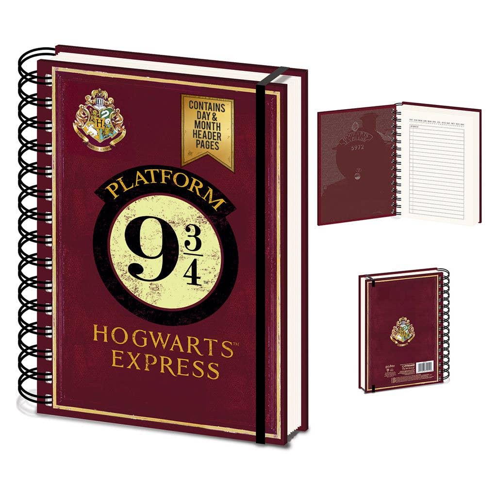 Pyramid International – wholesale Notebook – Harry Potter  (Platform 9 3/4) A5 Wiro Notebook0