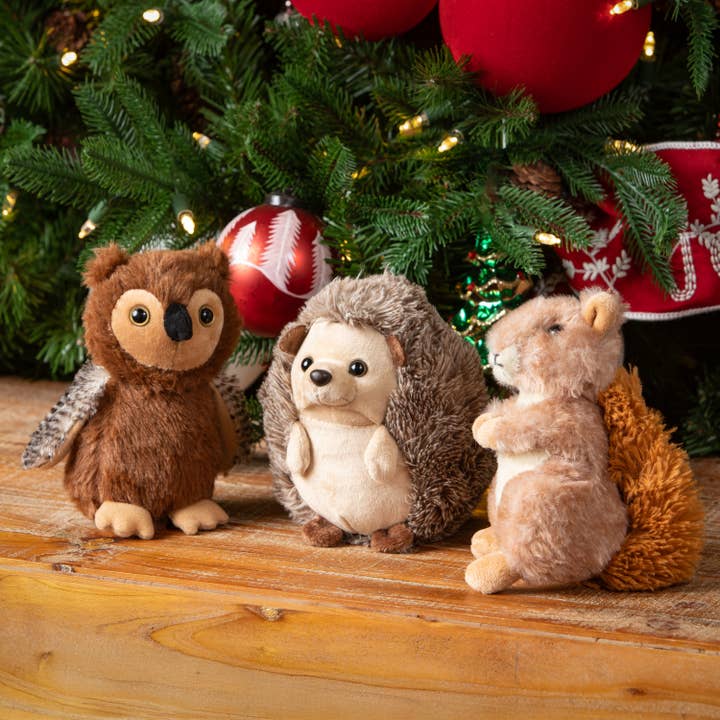 The Petting Zoo - Wholesale Stuffed/Plush Toy - Kids & Baby - 6" (14cm) Wild Onez Brown Squirrel Wild Life3