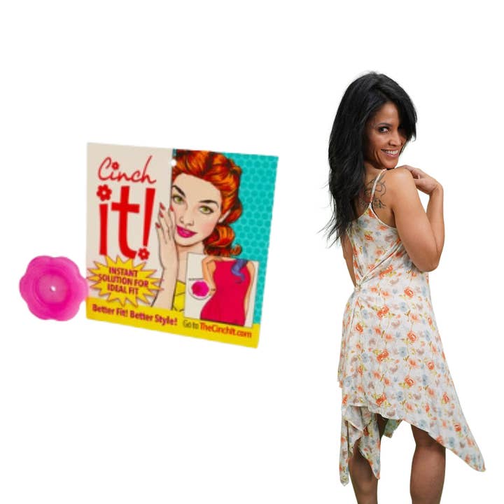 Styling Cinch Clips for Dress, T-Shirt, Blouse, Scarf Clasp for wholesale by Cinch it!