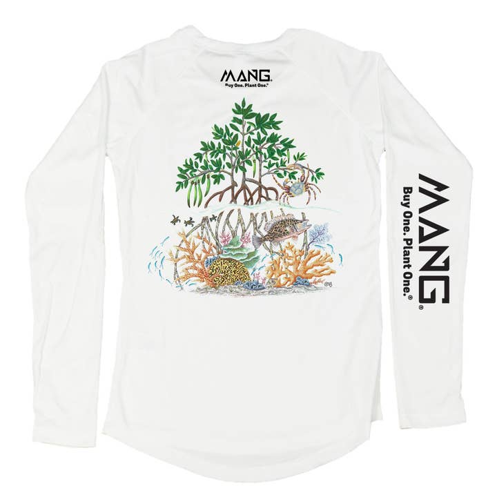 MANG - Wholesale Screen Printed T-Shirt - Women's - Raise The Reef MANG - Women's - LS3
