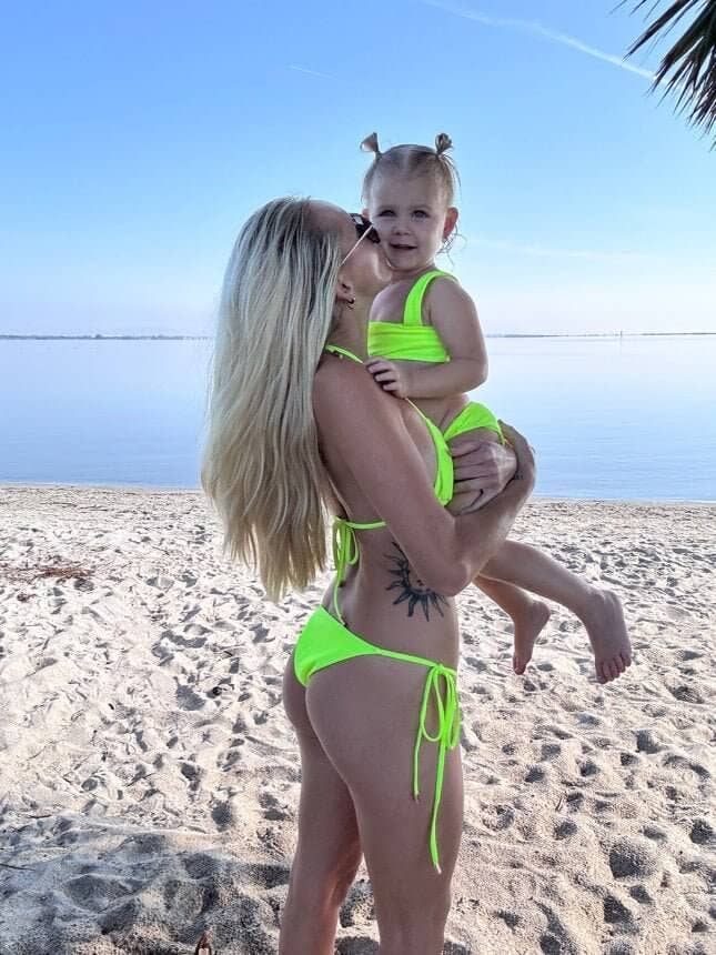 Hi-Viz Neon Yellow Women's String Tie Bottom for wholesale by Tuck & Char Co.