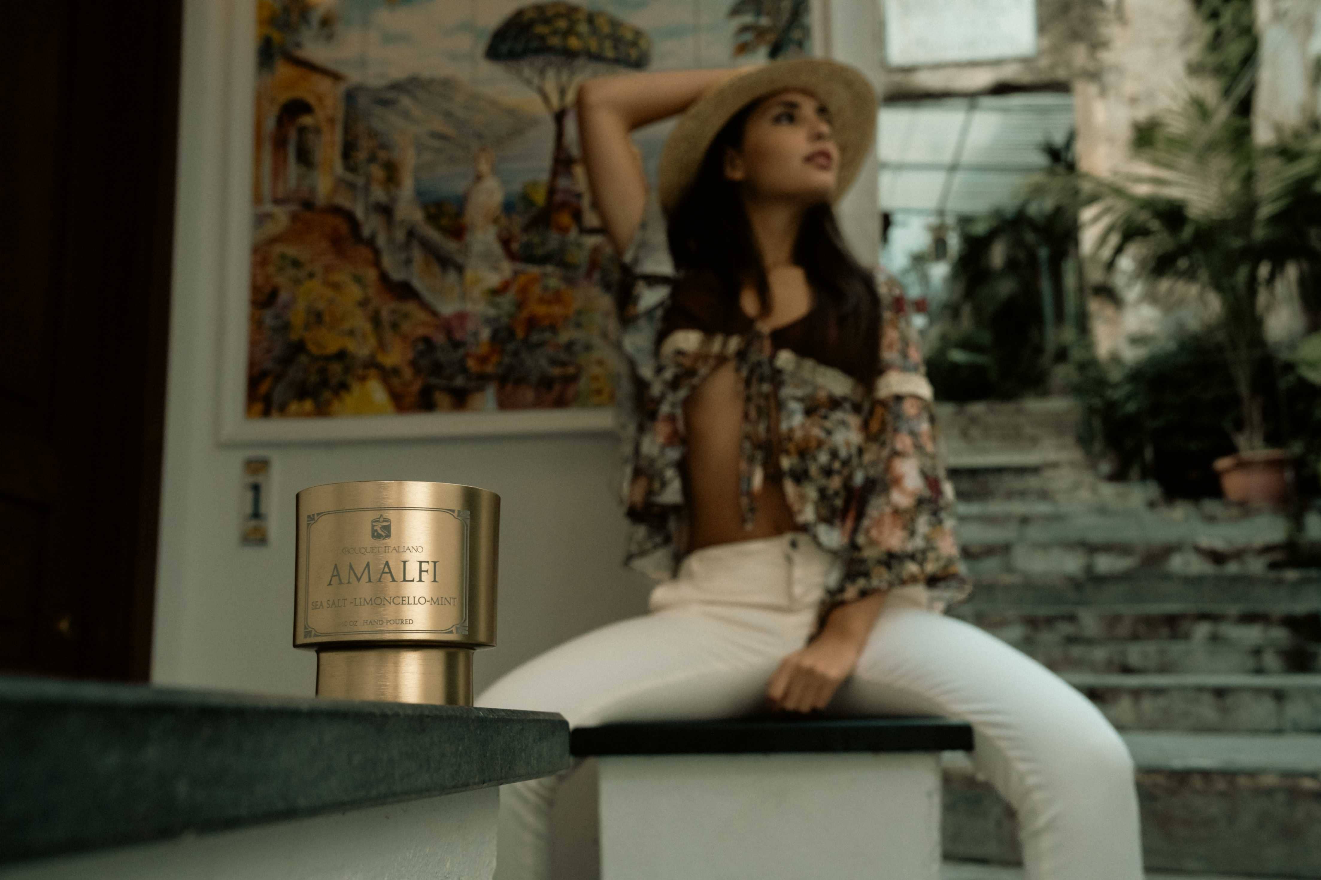 BouquetItaliano – wholesale Jar/filled candle – Amalfi Luxury Scented Candle – Italian Coastal Inspired56