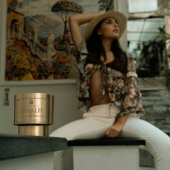 BouquetItaliano – wholesale Jar/filled candle – Amalfi Luxury Scented Candle – Italian Coastal Inspired56