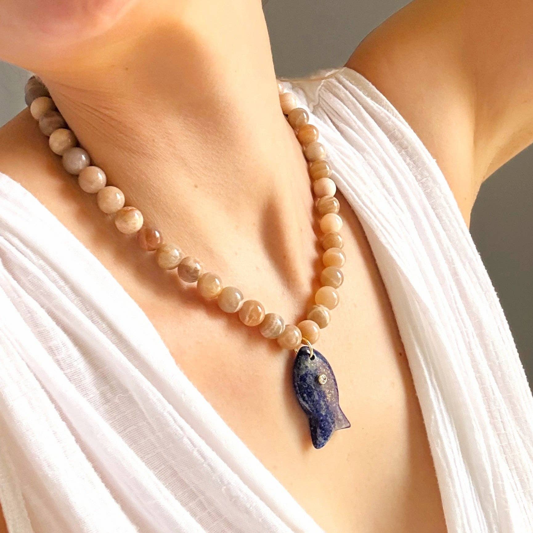 The Silver Wren - Wholesale Pendant/Charm Necklace - Cece Beaded Necklace1