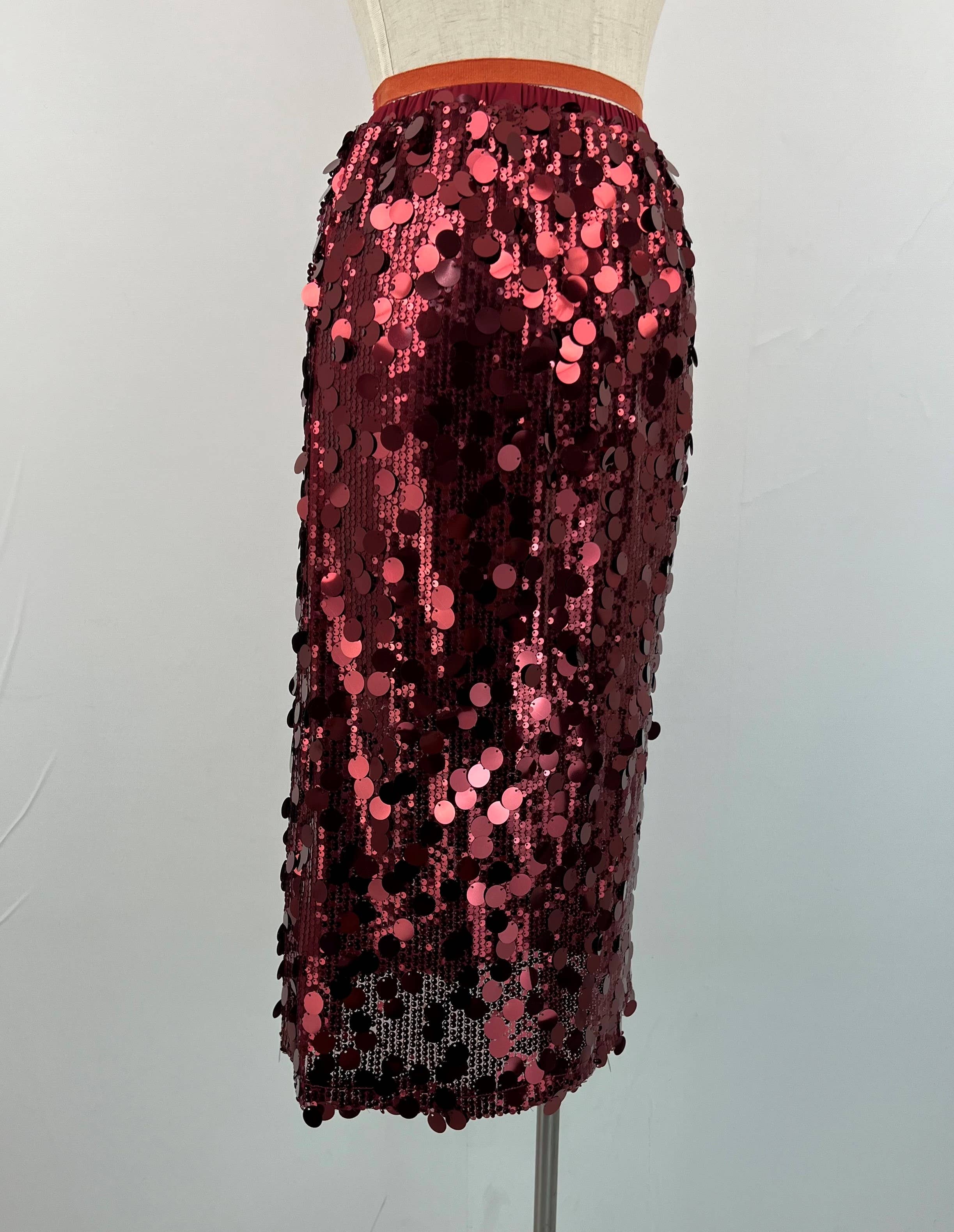 aikha - Wholesale Skirt - Women's - Sequined skirt (07-3271)1