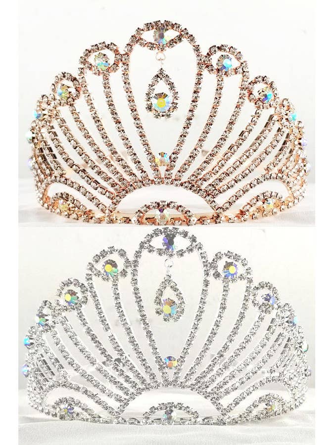 Diadem aus Metall, Einheitsgröße, mit Anhänger zum Aufhängen, HT907- für den Großhandel von Chicas