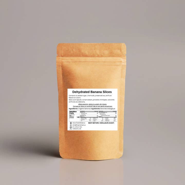 FreshDried - Wholesale Dried/dehydrated fruit - Dried Banana Slices - organic1